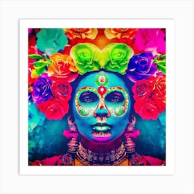 Frida's Radiance Art Print