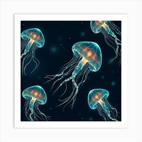 Jellyfish 14 Art Print