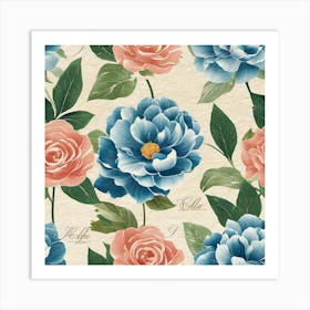 Peonies Art Print