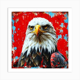 Eagle In USA - Bald Eagle Art Print