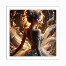 Fairy - Digital Art Art Print