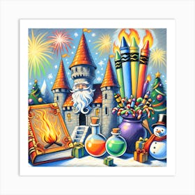 Super Kids Creativity:Santa'S Workshop 3 Art Print