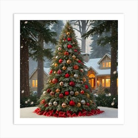 Christmas Tree 4 Art Print