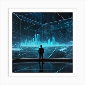 Futuristic City 16 Art Print