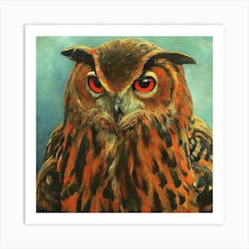 Owl Portrait Art Print