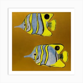 Two Striped Fish Art Print