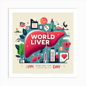 World Liver Day Art Print