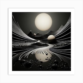 Aeon Moon Art Print