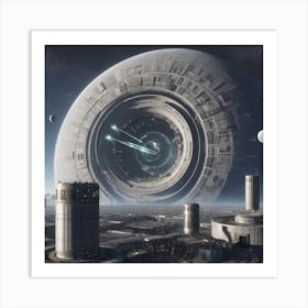 Space City 24 Art Print