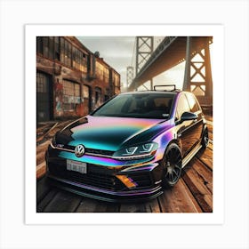 Volkswagen Golf Gti R Art Print