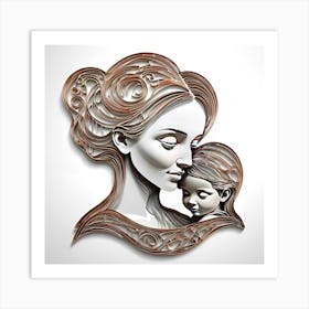 Mother And Child Art Print