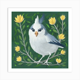 Bird On A Branch Art Print