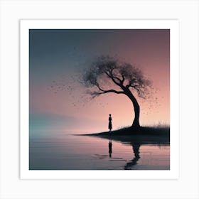 Lone Tree Art Print