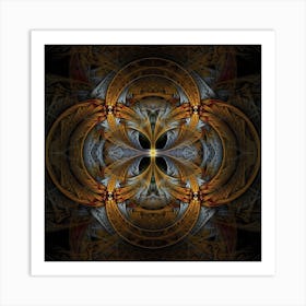 Fractal Art Abstract Pattern 4 Art Print