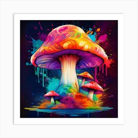 Mushrooms Art Print