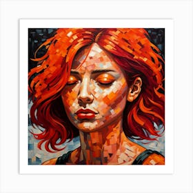 Girl With Red Hair 1 Affiche