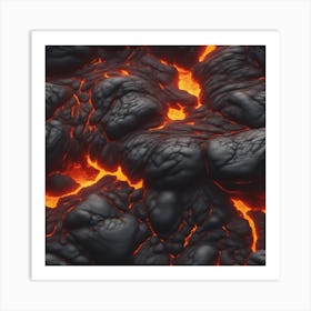 Lava Stock Videos & Royalty-Free Footage Art Print