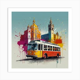 Lisbon Tram 12 Art Print