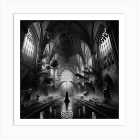 Dark Cathedral 1 Art Print