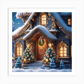 Christmas House 115 Art Print