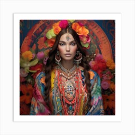 Bohemian Beauty Art Print