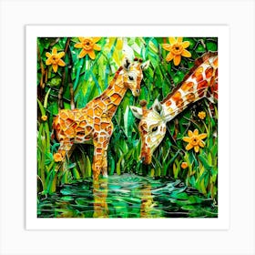 Giraffe Baby - Giraffe Centre Art Print