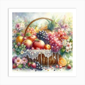 Fruit Display Art Print