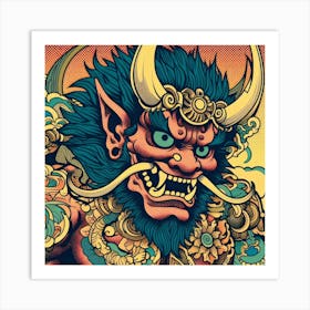 Oni S Wrath 5 Art Print