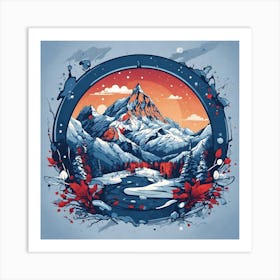 Winter Landscape 2 Art Print