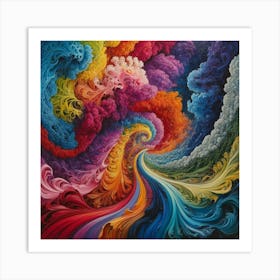 Psychedelic Painting 2 Art Print