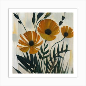 Yellow Poppies 1 Art Print