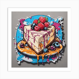 Ice Cream Cake Art Print