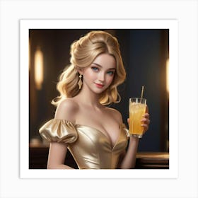 Sexy Blonde 21 Art Print