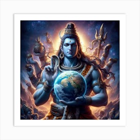 Lord Shiva 1 Art Print