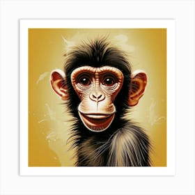 Chimpanzee Art Print