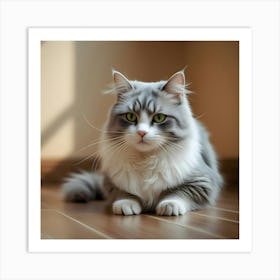 Portrait Of A Cat 3 Art Print