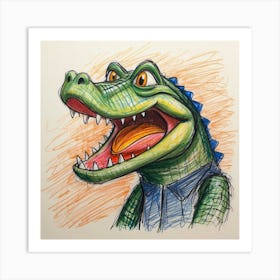 Alligator 8 Art Print