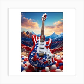 Red, White, and Blues 21 Art Print