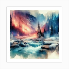 Winter Landscape 2 Art Print