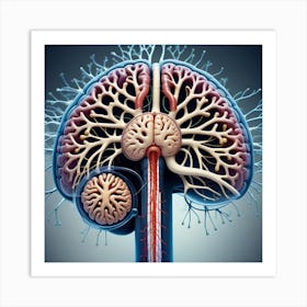 Brain Anatomy 12 Art Print