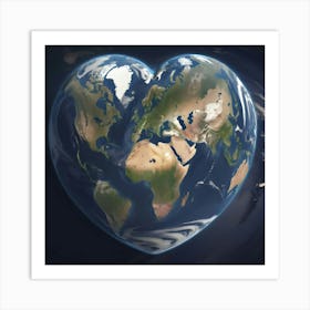 Love Earth 1 Art Print