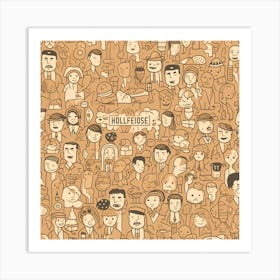 Holleberg Doodles Art Print