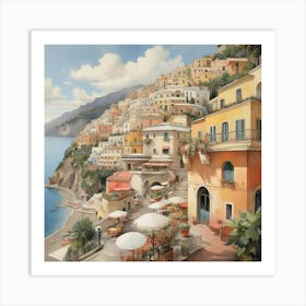 Positano 4 Art Print