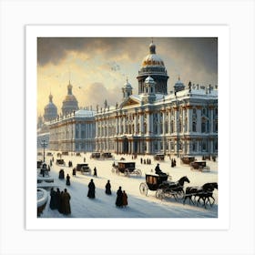 Palace Of Saint Petersburg 1 Art Print