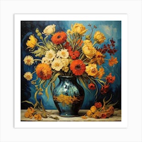 Vase of Flowers 1 Art Print