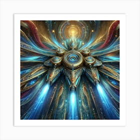 Spaceship 1 Art Print