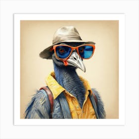 Emu!! 3 Art Print