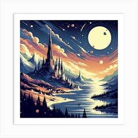 A Fantastical Land 20 Art Print