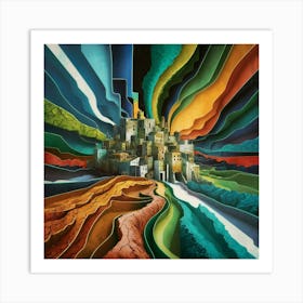 City In The Sky 1 Art Print