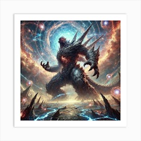 A Colossal And Terrifying Kaiju, Riftbreaker, Stan Art Print